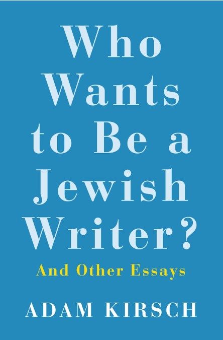 Who wants to be a jewish writer Who wants to be a jewish writer